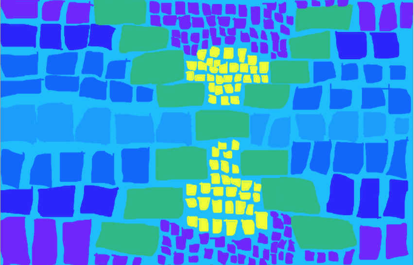MsColbourne's tweet photo. After learning about Alma Woodsey Thomas and her significance to the art world, students were tasked with creating a piece inspired by her work. Check out their digital art they made with the Kleki paint tool! #artappreciation #almawoodseythomas #virtualart @DDSBatHome5to6 https://t.co/qRIwGdNY0d