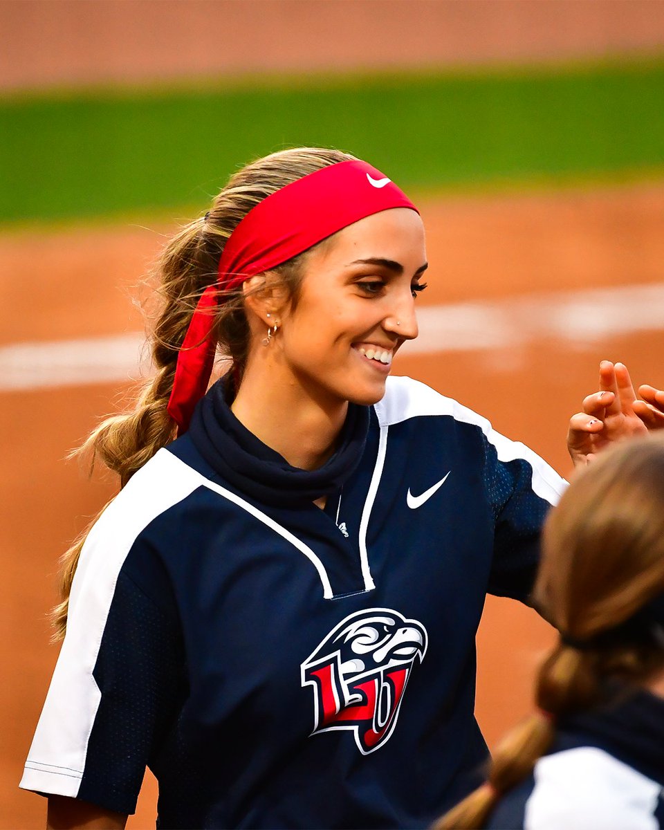 .<a href="/kickem2theKIRB/">Emily Kirby Nagle</a> was not messing around last night.

Kirby pitched 10 shutout innings against Arkansas’ power lineup, allowing only 5 hits with 8 strikeouts.

The night ended with Liberty breaking Arkansas’ 19-game win streak, the second longest in the country.