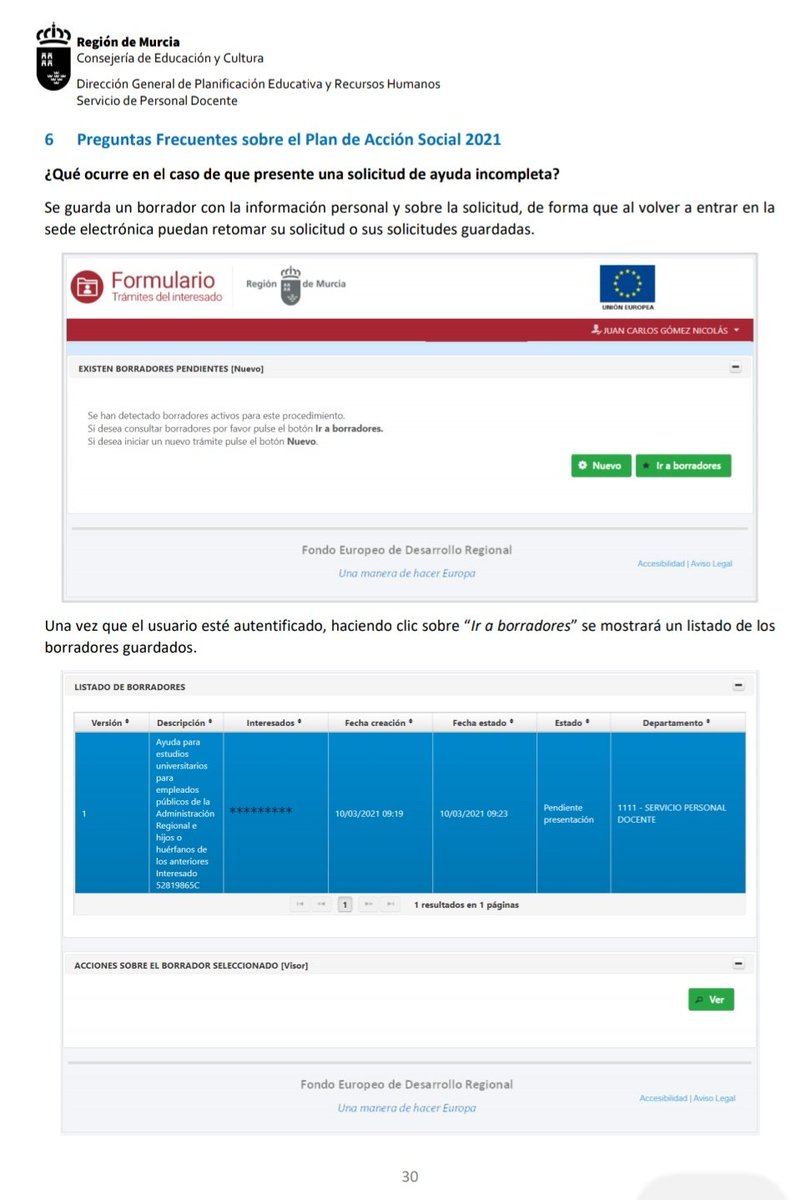 ProfesorJuanCar's tweet photo. ▶️ Hoy se ha publicado una "Guía para la solicitud de ayudas del Plan de Acción Social mediante Sede Electrónica" con Preguntas Frecuentes, en la que he colaborado. Espero que pueda ser de utilidad 😊 @Educarm 
[URL Manual] https://t.co/FLIhAFrKMi
[+info] https://t.co/40imjbusM9 https://t.co/MjkY2Yrw92