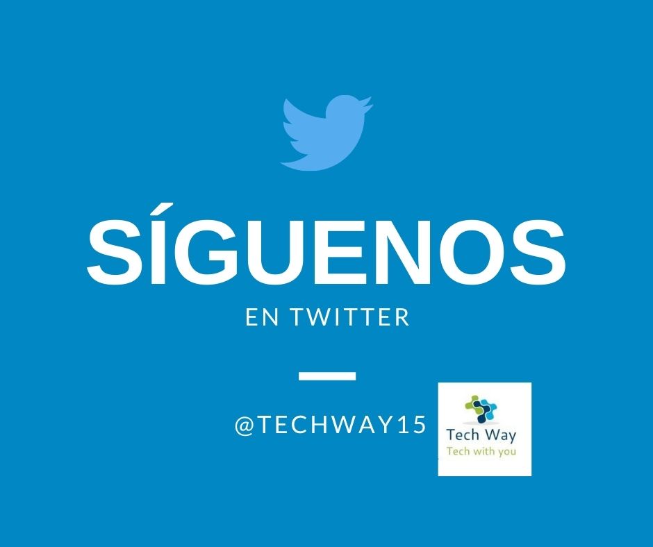 Techway15's tweet image. ¡Siguenos en twitter y no te pierdas ninguna de nuestras novedades! 😎💡