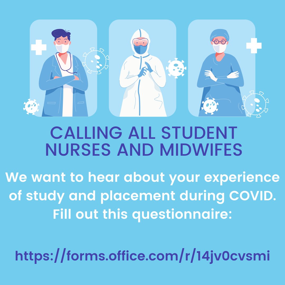 Jessica Wilkinson (@jessh_s20) on Twitter photo Calling Salford Student Nurses and Midwifes. Let your voices be heard and instigate change. Follow the link to respond. forms.office.com/r/14jv0cvsmi
<a href="/salfordsu/">Salford SU</a>
<a href="/UoS_HealthSoc/">UoS Health & Society</a> Calling Salford Student Nurses and Midwifes. Let your voices be heard and instigate change. Follow the link to respond. forms.office.com/r/14jv0cvsmi
<a href="/salfordsu/">Salford SU</a>
<a href="/UoS_HealthSoc/">UoS Health & Society</a>