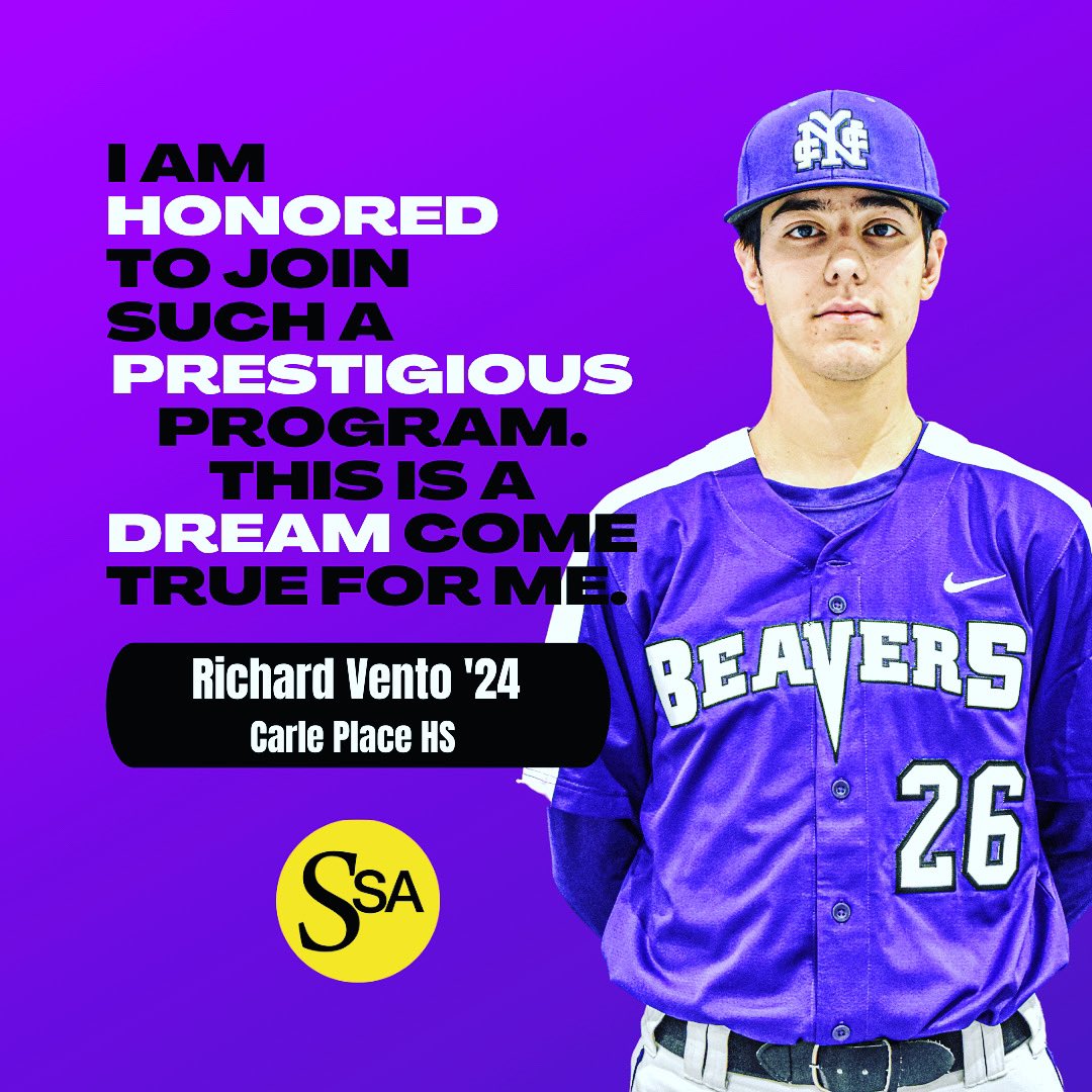 Congratulations to Richard Vento on officially joining the Spitzer School of Architecture at CCNY! We are all proud of you. Other members of the SSA include our very own John Creegan ‘24 from Ramsey HS in New Jersey, and former outfielder Brendan Murphy ‘22 from St. Francis Prep.