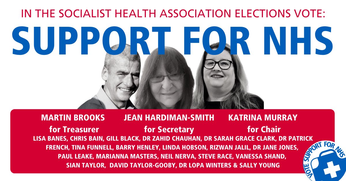 MariannaMasters's tweet photo. Voting ends at 5pm today to vote in @SocialistHealth elections for Central Council members for me & other #SupportForNHS candidates ๐๐พ๐ณโ๏ธ
@LisaBanes_
@smt49
@barryhenley
@katrinamurray71
@rizwan_jalil
@redstarneil
@ChauhanZahid
@chrisdbain
@martinibrooks
@PatrickFrench7 https://t.co/OJwx9pLUf4