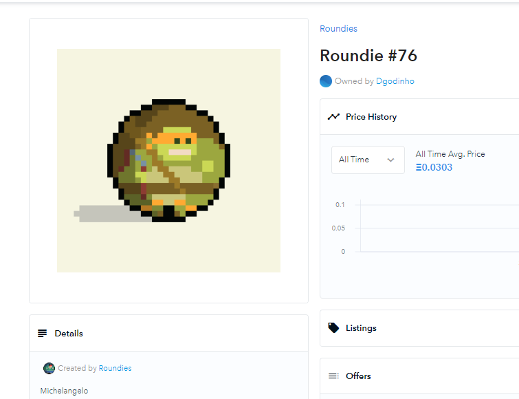 and the last of the turtles is gone!! another TMNT lover <a href="/dgodinho/">Dgodinho</a> snaged Michelangelo :D