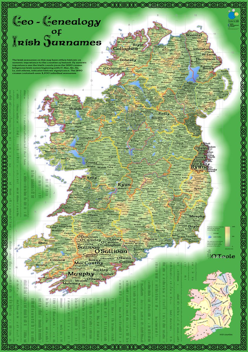RAKE Surname Maps of Ireland