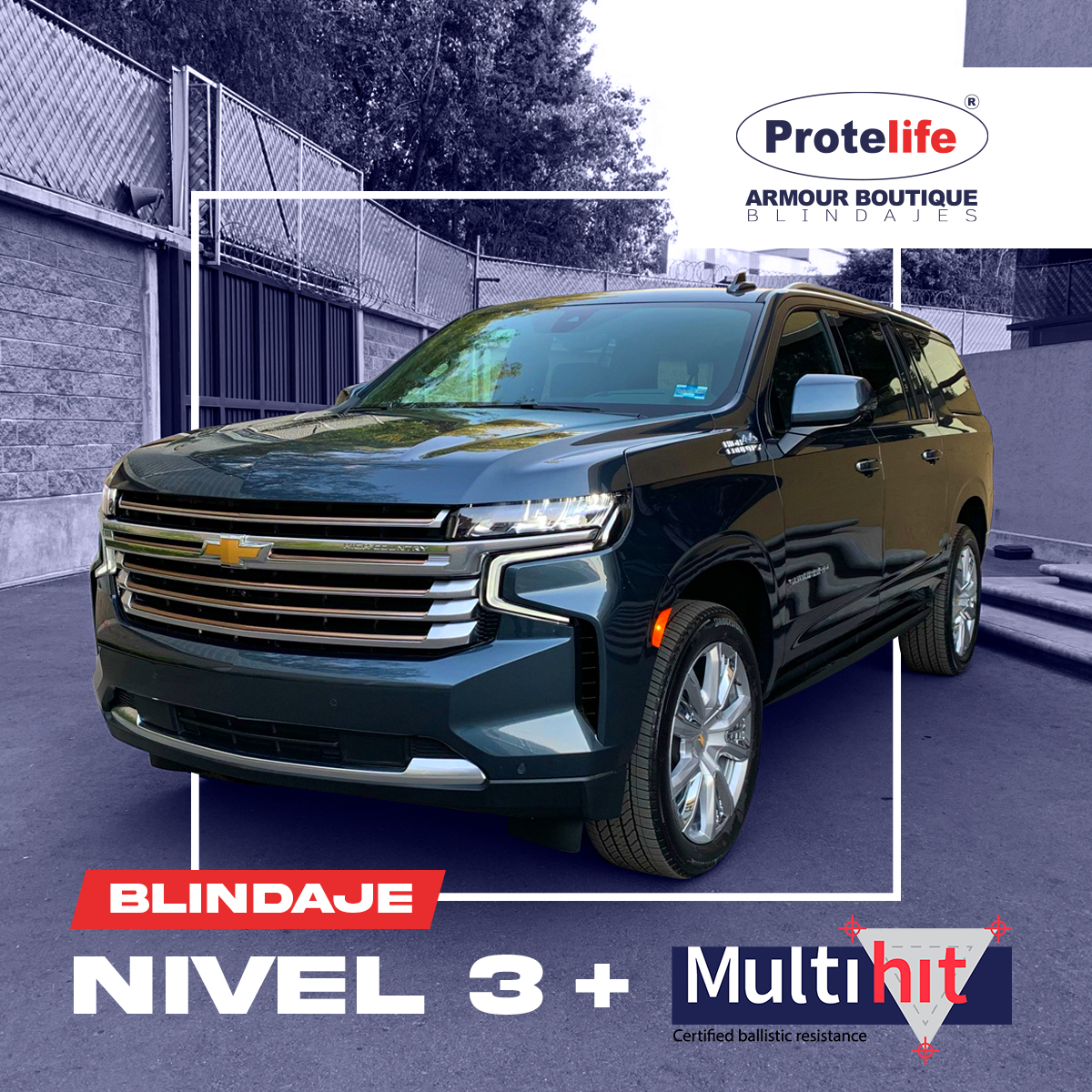 ProtelifeArmour's tweet photo. Suburban High Country, Gris Tormenta lista para elevar su protección con #ElBlindajeSuperior.

Conoce más detalles en https://t.co/e21YIOo2HL https://t.co/RMlXjUoctA