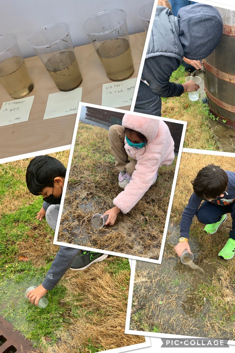 We have been learning so much with <a href="/ELeducation/">EL Education</a> for Module 4 “Water Around The World” what would it be like if you had to drink water from a puddle or rain barrel. How many steps did it take you (58steps) vs some1 in India(2miles) or Africa(8miles)? Making connections <a href="/LHECMES/">Lincoln HeightsECMES</a>