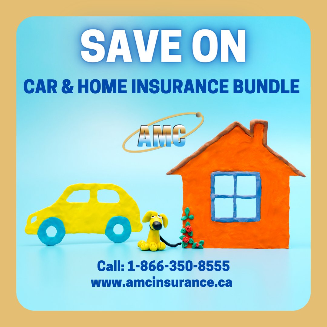 AMC_insurance's tweet image. Save on the cost of your home and auto insurance when you combine your policies with AMC insurance! Learn more about our home and auto insurance services. 

Call: 1-866-350-8555
Visit: amcinsurance.ca

#homeinsurance #homeinsurancequote #homeinsurancepolicy  #carinsurance