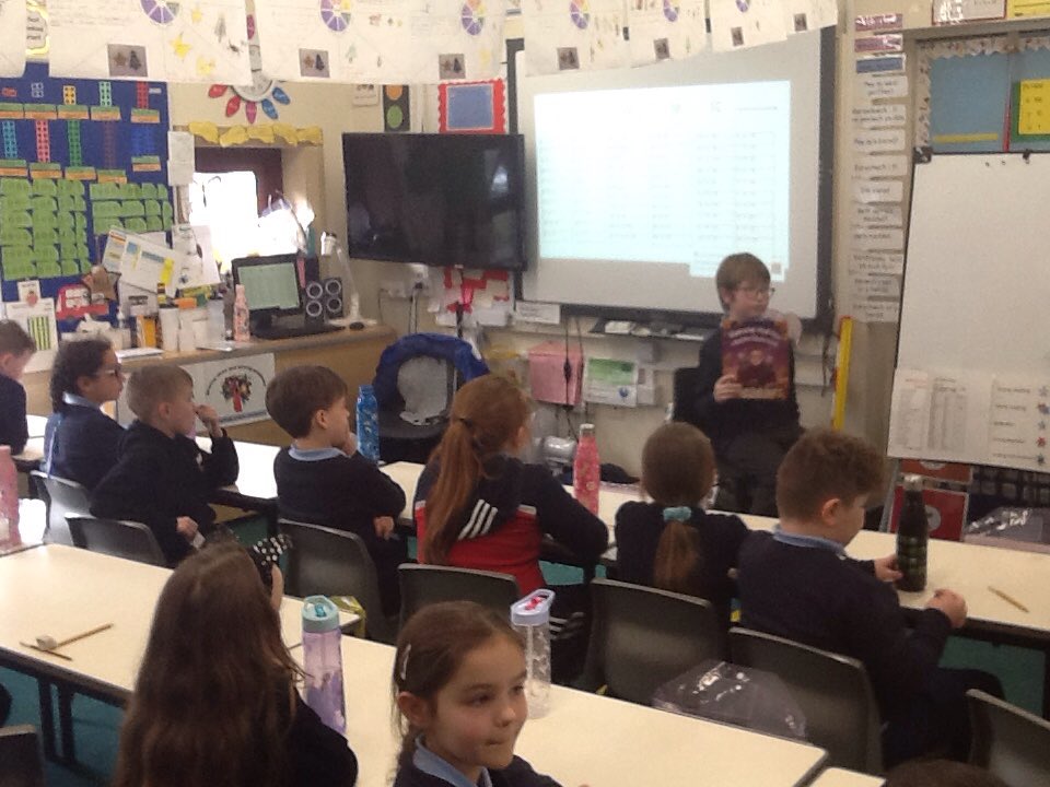 Year 3 had a real treat today! We enjoyed a lovely story read by its author, who just happens to be in our class!