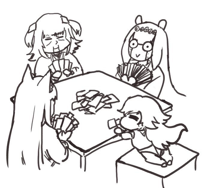 very quick very random doodle of uno 