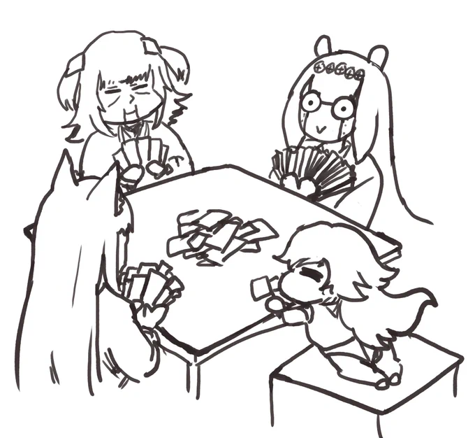very quick very random doodle of uno 
