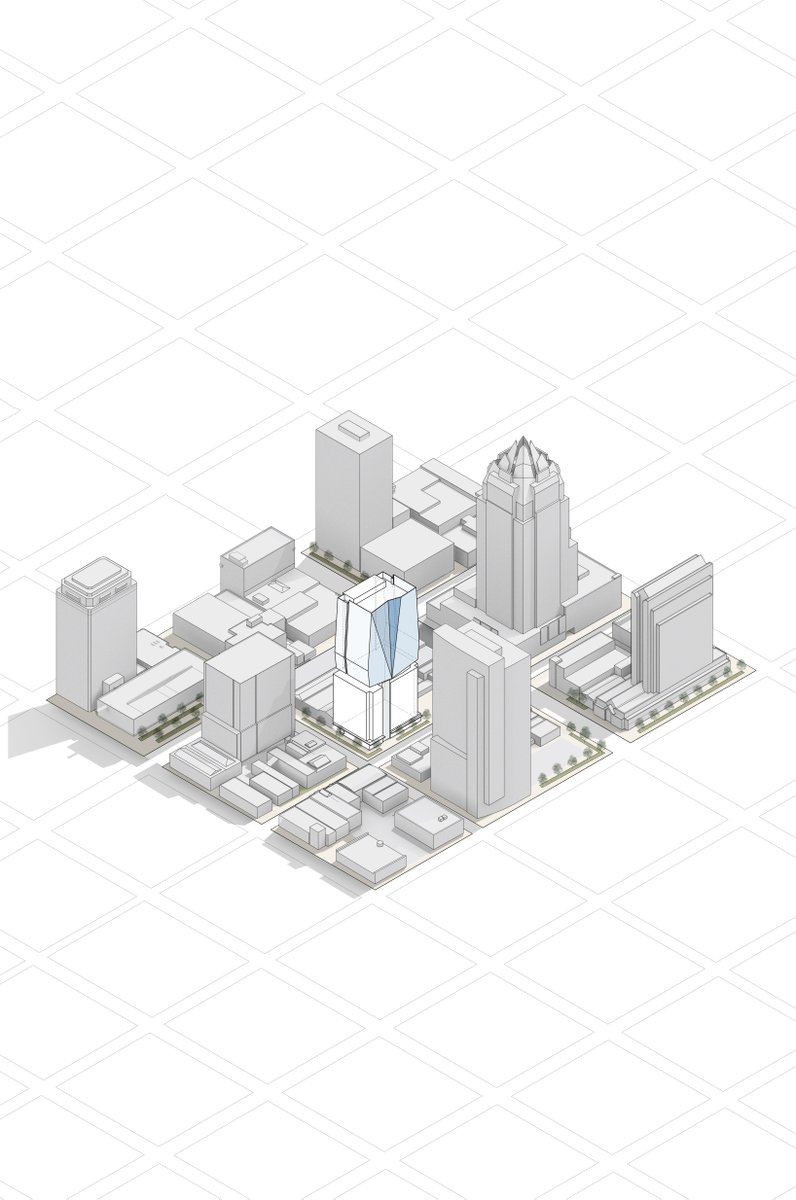 DudaPaine's tweet image. Three of our projects are located on the same block in Austin, Texas. If you live in Austin, you might have seen 405 Colorado Tower under construction. Swipe to see renderings of the exterior and interior elevated lobby. #dudapaine #architecturediagram #405colorado