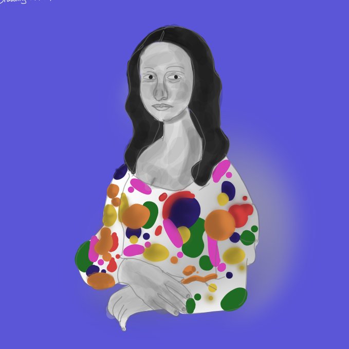 I'd like to share a student's work because oh my goodness! The assignment for Black History Month was to choose an artist and create an original piece of artwork inspired by the artist's style. This student chose to do an Amy Sherald inspired Mona Lisa!The talent here at <a href="/PAES231/">parkaveschool</a>