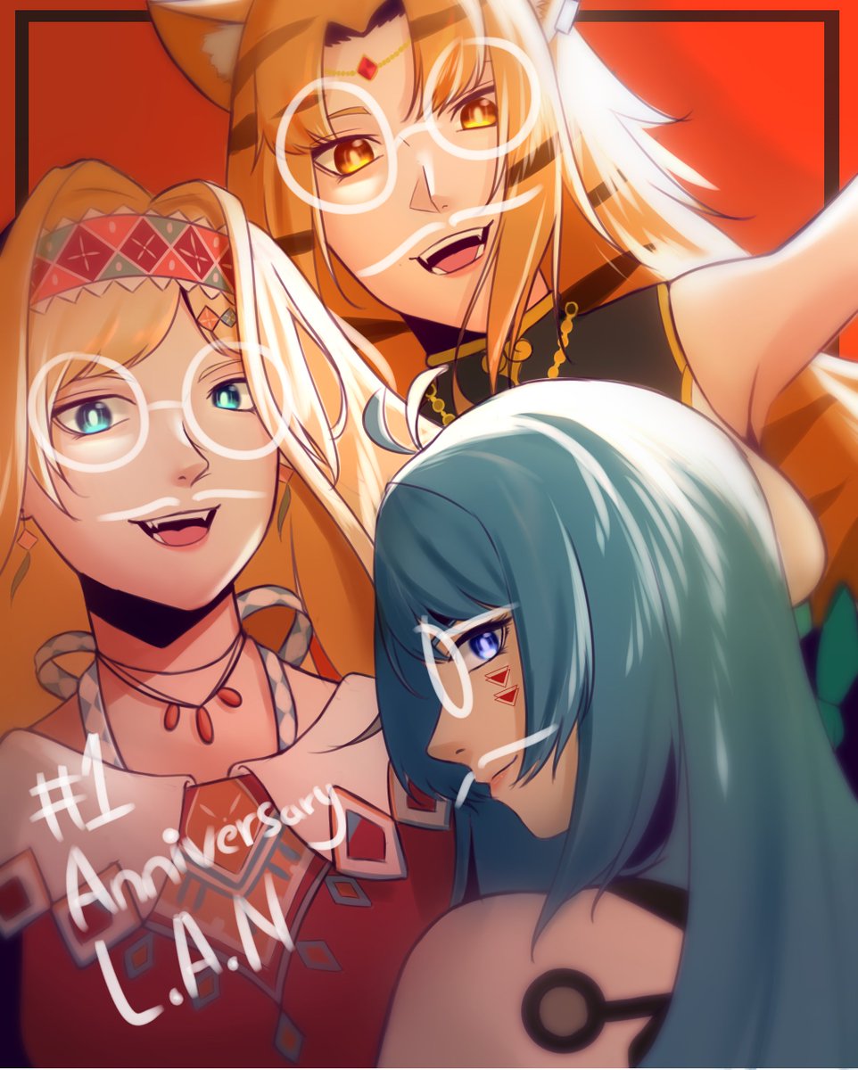 rafliliem24's tweet photo. Happy Anniversary mbak2 :D aku harap tidak ada kata terlambat untuk mengucapkan dan memberikan hadiah :D wkwkwwk :D semoga kedepannya tetap lancar dan tetap akur.
#Layl_art #Maunggambart #Azura_Art #LAN_nee3s #1YearWithLAN https://t.co/vQhdPPrQPt