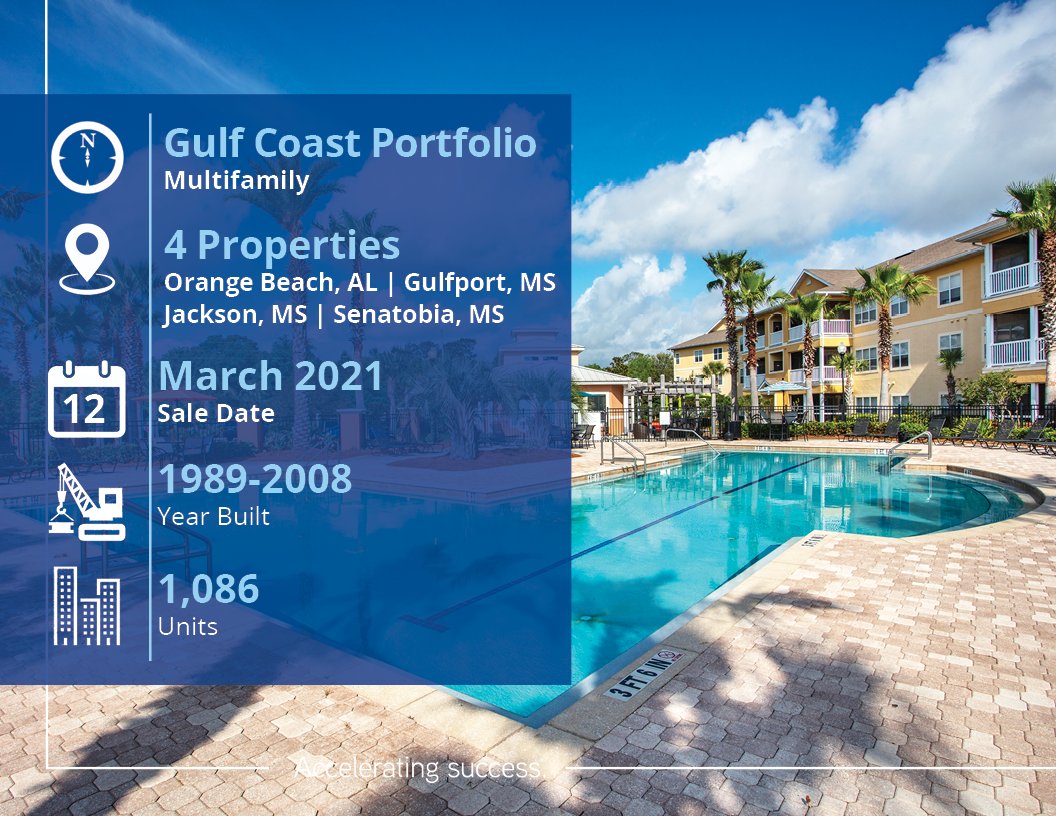 Setting new records in the multifamily market!  Congratulations to #BrianSavage, #StephenPerlis &amp; the entire Colliers | AL #multifamily team on the sale of the Gulf Coast Portfolio with 4 properties located in AL &amp; MS. #investors #investor #multifamilyinvestors