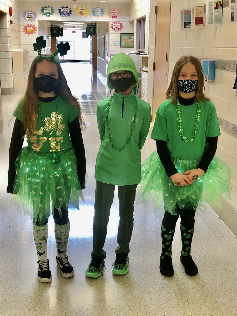 The Irish spirit is strong in 5th Grade! 🍀 <a href="/CBGrovelandEl/">Groveland Elementary</a>