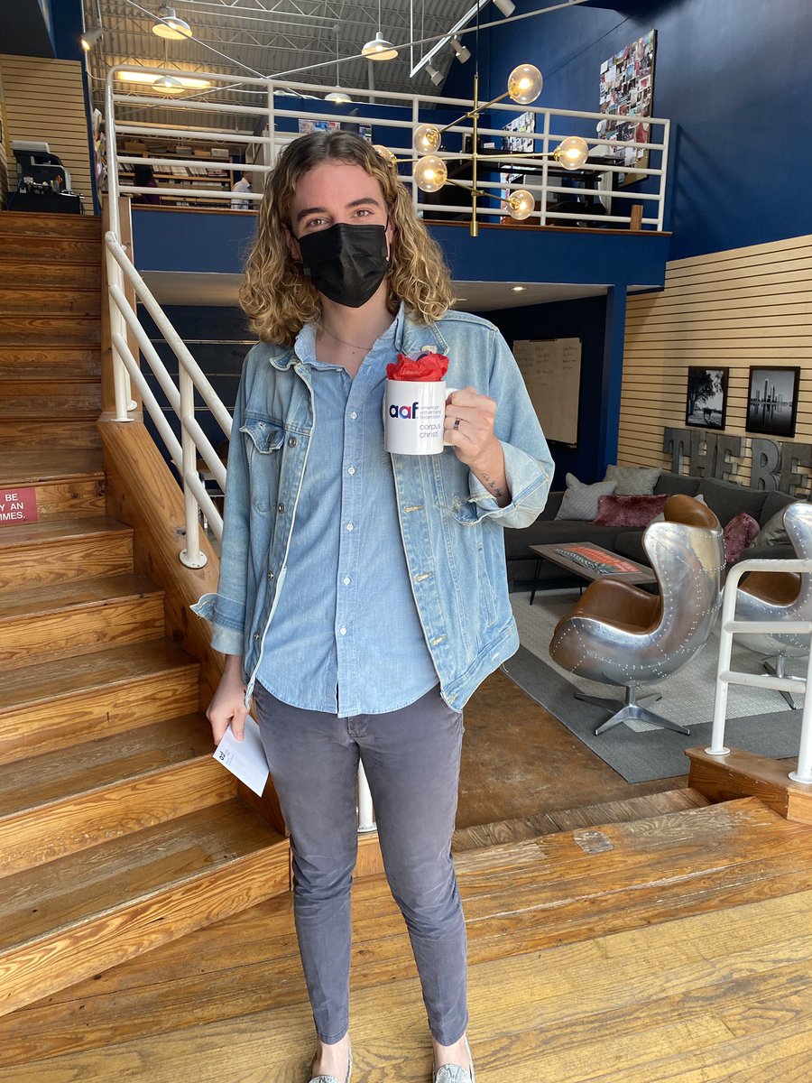 AAFCorpus's tweet photo. It’s Jarred Schuetze! Thank you to The Bend Magazine for being a valued member of AAF. We hope to see you logged on tomorrow for our membership meeting at 11am! @TheBendMag @AAFD10 #aaf https://t.co/haChE6RVcT