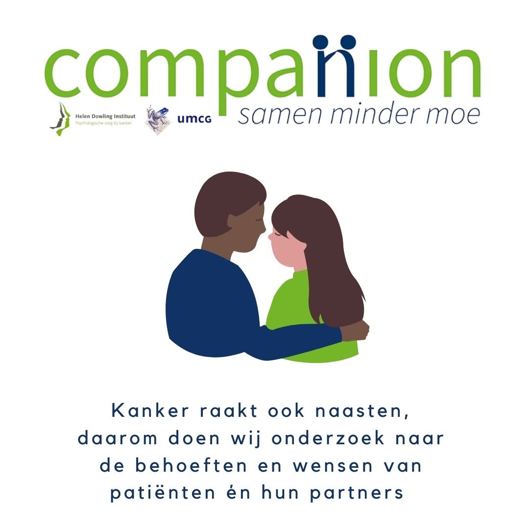 Heb jij of je partner last (gehad) van vermoeidheid na kanker en wil jij of willen jullie je wensen en behoeftes delen? Doe dan mee met het COMPANION-onderzoek. Ga voor meer informatie naar hdi.nl/COMPANION en deelname naar: bit.ly/deelname-COMPA…
#onderzoekbijhethdi