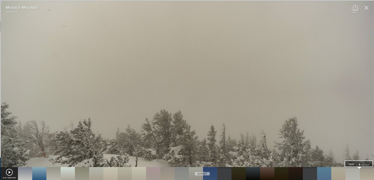It's dumping in <a href="/Colorado/">Visit Colorado</a>.  Check out our camera at 
<a href="/MonarchMountain/">Monarch Mountain</a> 
skimonarch.com/conditions/