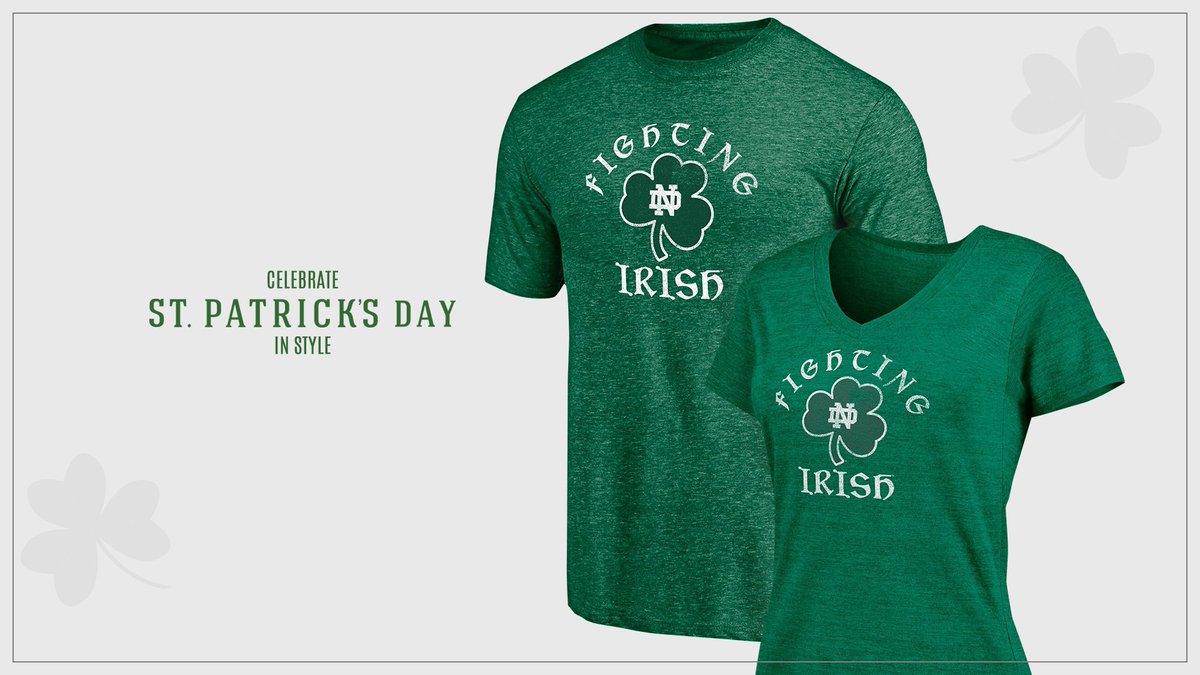 ND Marketing (@goirish) on Twitter photo Treat yourself this St. Patrick’s Day!
☘️➡️shop.und.com/c-1641?_s=bm-s… Treat yourself this St. Patrick’s Day!
☘️➡️shop.und.com/c-1641?_s=bm-s…