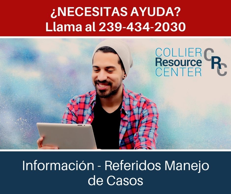CollierCenter's tweet image. El equipo del Centro de Recursos de Collier lo conectará personalmente para ayudarle con sus necesidades. Todos los servicios son confidenciales y gratuitos. Llame al (239) 434-2030.
#naplesfl #immokalee #goldengateparksf #swflstrong #colliercounty #naplespark #swfl