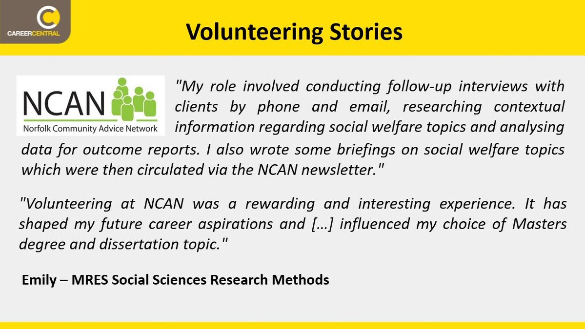 _melaniperera_'s tweet photo. Emily was a Research and Data Analysis volunteer for the Norfolk Community Advice Network (NCAN). 

Here is what she says about her experience ☺️

#volunteering #UEA #NCAN https://t.co/Rn8oAxM0pR
