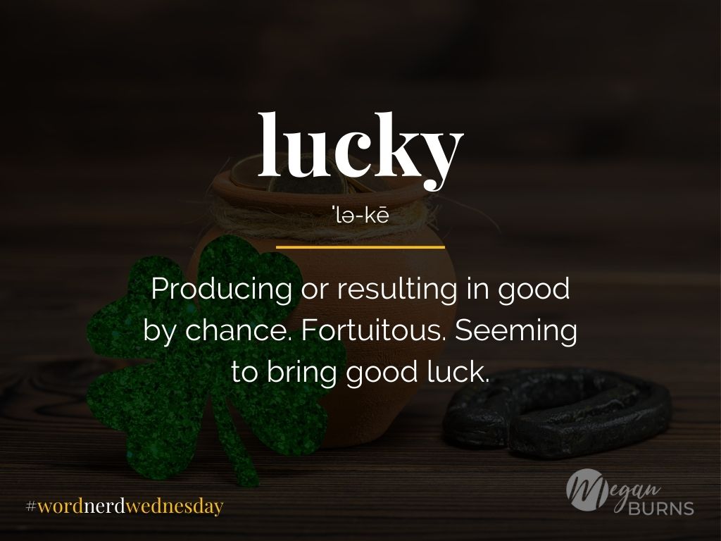 This week's #wordnerdwednesday looks at where the phrase 'Luck of the Irish' came from. Happy St. Patrick's Day! megan-burns.com/blog/word-nerd…