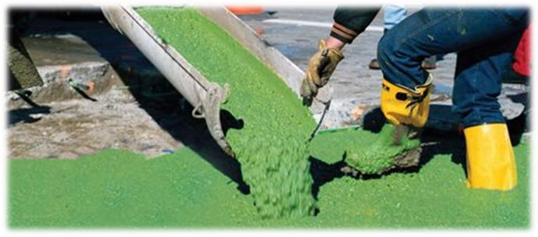 Happy St. Patrick's Day! Get your green on! #greenconcrete #sustainableconcrete #concrete