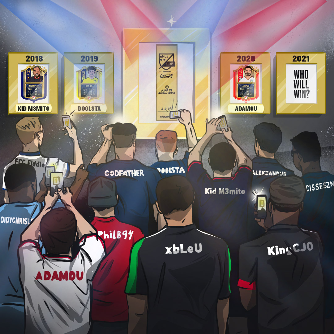 eMLS's tweet photo. If you're in #eMLS, THIS is the room you want to be in 🏆 

eMLS Cup | March 20-21 on @MLS 

11 seats secured 🔒
1 seat goes to the Last Chance Qualifier Winner ⤵️

@AlanAvi_ | @Skills_Shack | @IMCF_Pabs | @itstokyorift https://t.co/EW7mxHJqKa