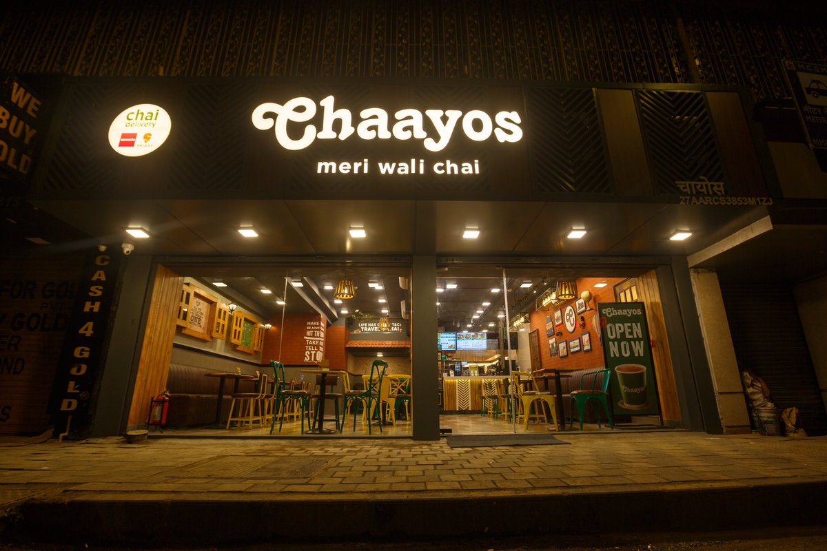 Chaayos's tweet photo. Your favourite Chai adda is now at Juhu and we're waiting with open arms to serve you ☕️
.
.
.
#ChaayosMumbai #ChaayosJuhu #Chaayos #ChaayosLife https://t.co/LG4JuNFKAA