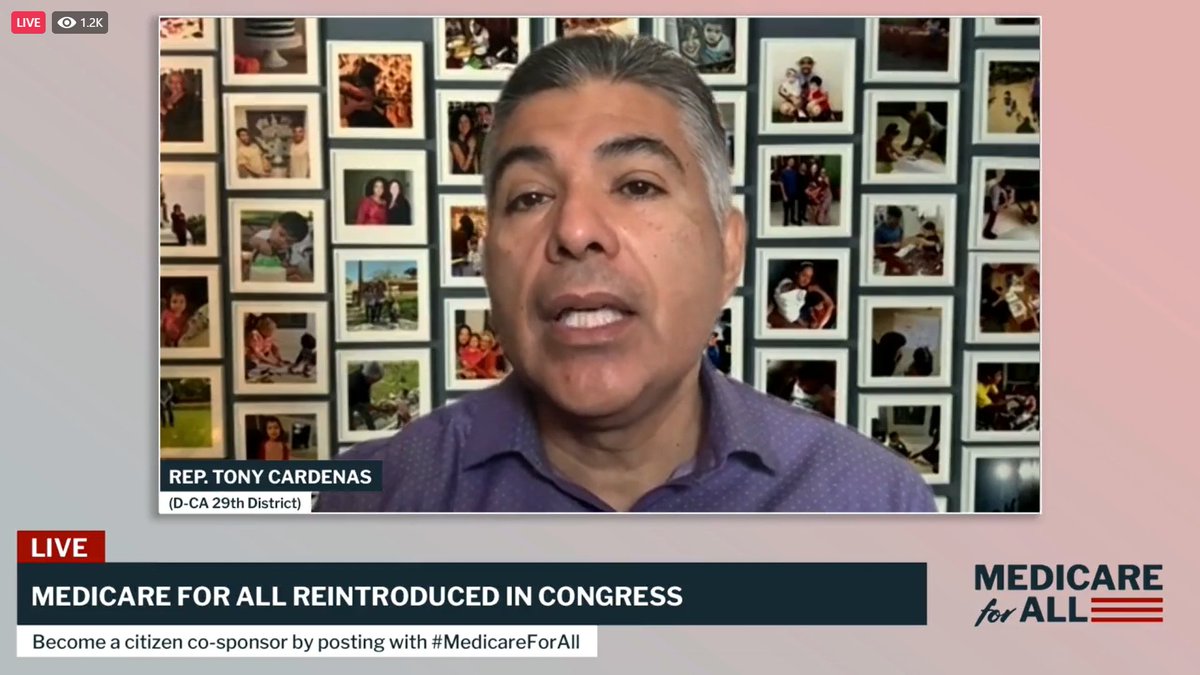 Movement4M4A's tweet photo. Thank you to Betty, Angelica, Marlin, Cliff, and many others for your relentless organizing for #MedicareForAll in @RepCardenas' district! Organizing works!!

Thank you Rep. Cardenas for cosponsoring the Medicare for All Act of 2021! https://t.co/FhRFjE2cfS