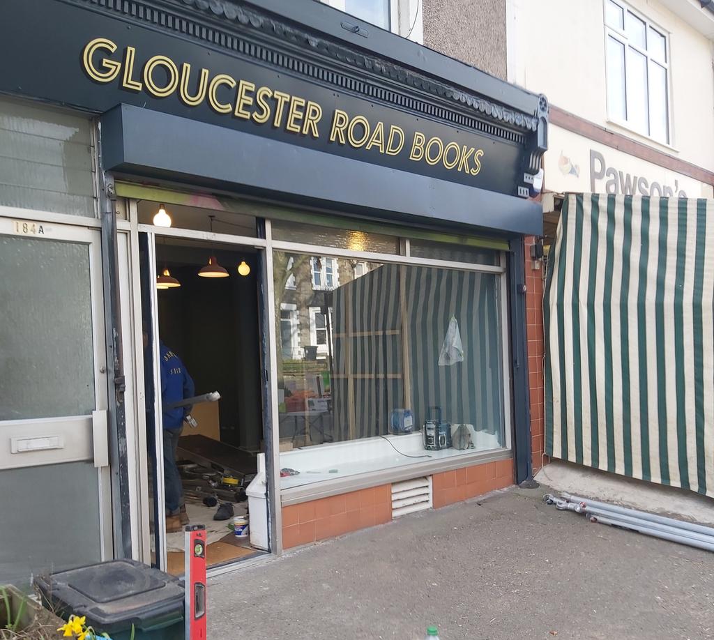 Look #Bristol, exciting times ahead on Gloucester Rd!! #indiebookshops