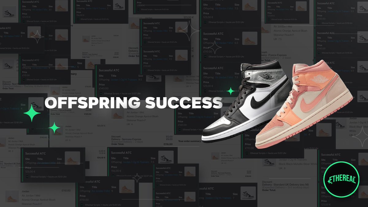 EtherealScripts's tweet photo. Some of our users Offspring success today! 🛍

Who wants to join us before the next drop? 🧪
Retweet, Like &amp; follow! 🐍 https://t.co/tRNx3AUJK3