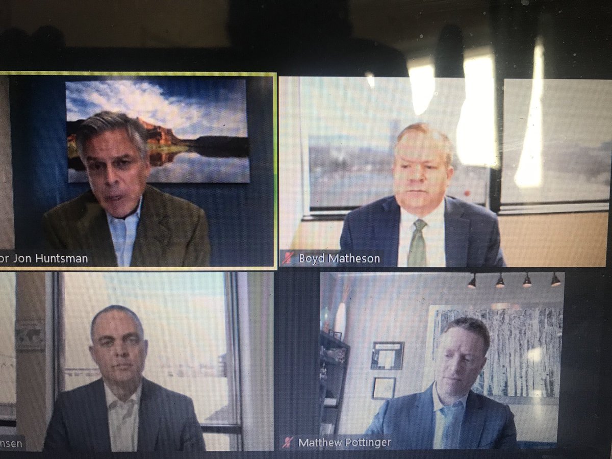 Glad to participate in ⁦<a href="/WTCUtah/">World Trade Center Utah</a>⁩ event on ‘China Paradox:Geopolitics, its Eco.Pol &amp; what it means for US Buss.’ alongside Amb. ⁦<a href="/JonHuntsman/">Jon Huntsman</a> ⁦<a href="/BoydMatheson/">Boyd Matheson</a>⁩ ⁦<a href="/MilesHansen/">Miles Hansen</a>⁩ &amp; Pottinger Matthew ⁦<a href="/AmChamToronto/">AmCham Toronto-GTA</a>⁩ ⁦<a href="/usconstoronto/">US Consulate Toronto 🇺🇸🇨🇦</a>⁩ ⁦<a href="/WTC_TO/">World Trade Centre Toronto</a>⁩