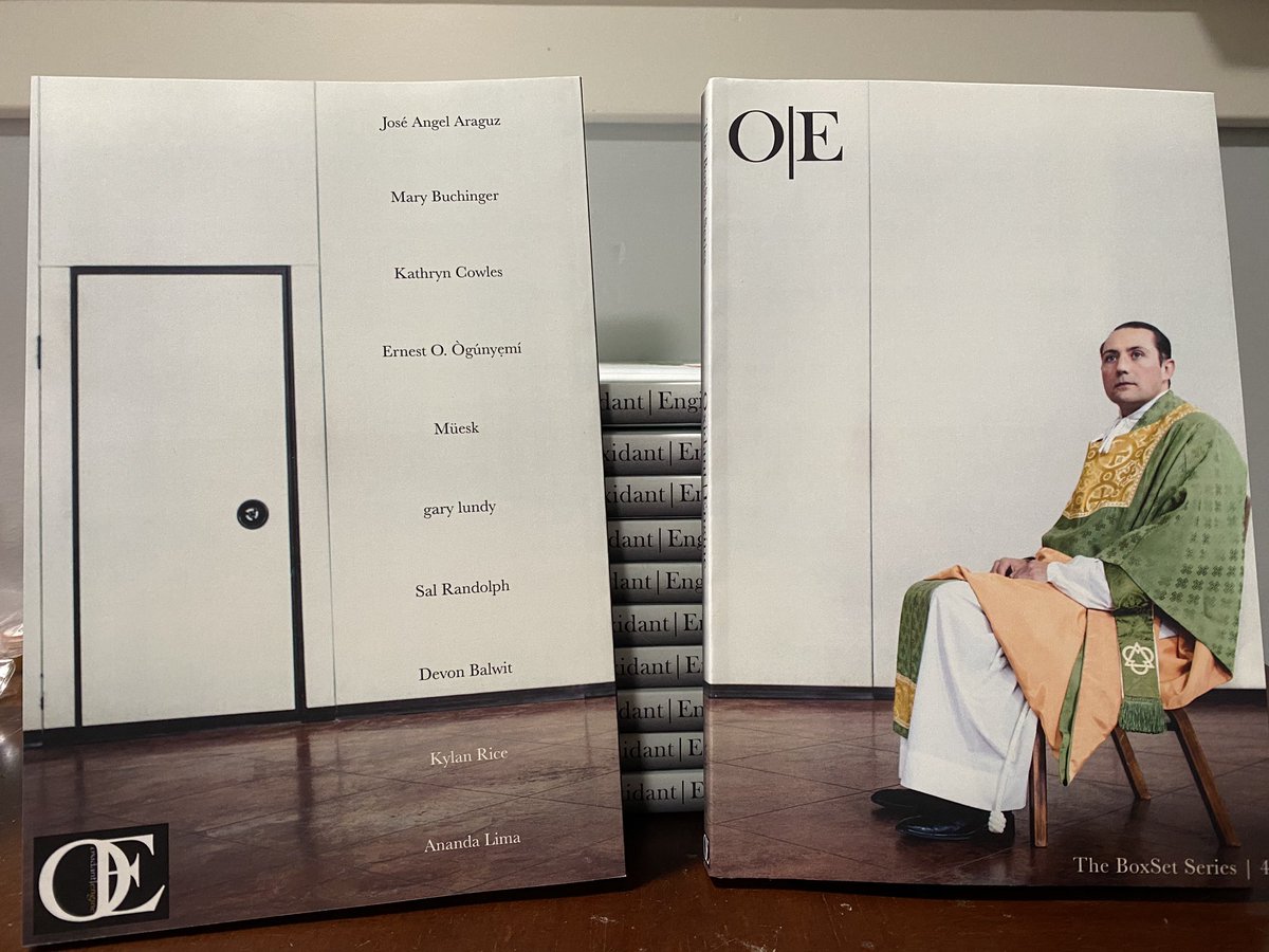 OxidantEngine's tweet image. BoxSet Series Vol. 4, with mini-collections by @anandalima @KylanRice @SteveMueske @CowlesKathryn @salrandolph @ErnestOgunyemi @JoseAraguz, Devon Balwit, gary lundy, and Mary Buchinger is fresh from the printer! Nab a copy here:  

Oxidantengine.com/order