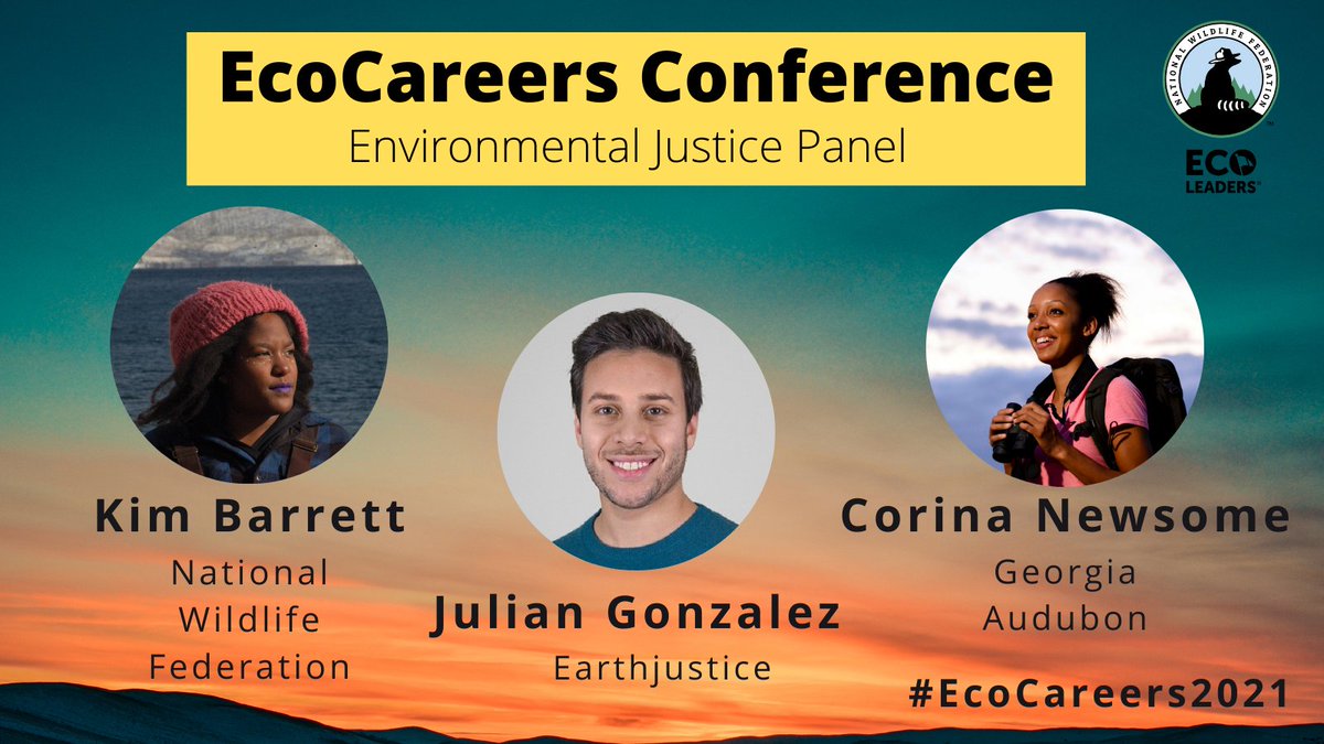 #EcoCareers2021 is coming Apr 7-8! Register to learn about #EnvironmentalJustice Careers from our panel of leaders bit.ly/EcoCareers2021