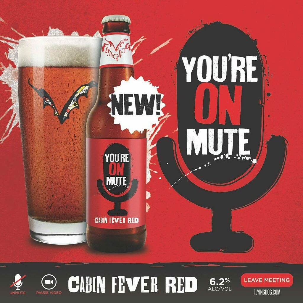 RBRBuzz's tweet photo. Crafted to take the edge off a day full of virtual meetings that could have been emails, this medium-bodied Red Ale balances toasted malts, and just a hint of chocolate, with a perfectly engineered blend of hops and aromas. You’re on Mute Cabin Fever Red… https://t.co/VmjqwtE8Xp https://t.co/nxHINMSWe4