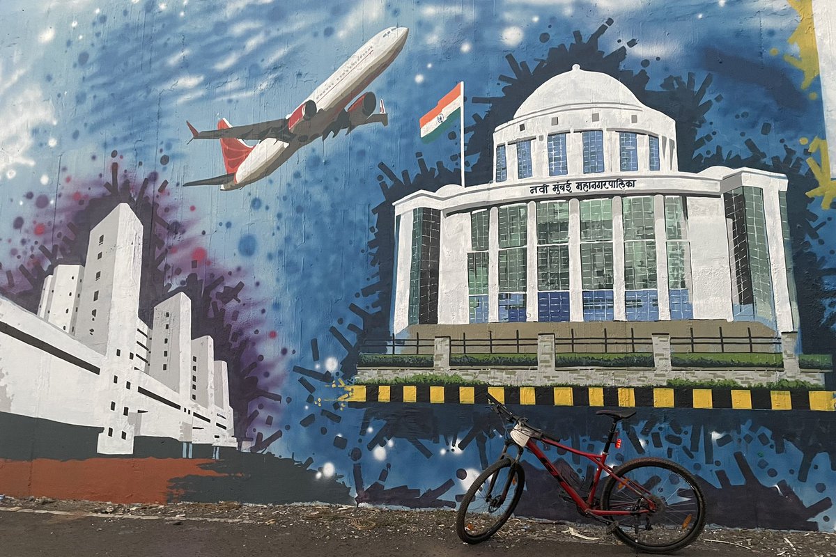imAVGode's tweet photo. #wallart #drawing #painting #paintings #wallpainting #cycling #cycle #cyclelife #mtb #mtblove #navimumbai #navimumbaikar #parsik #parsikhill #swachhbharat #swachhbharatabhiyan #SwachhSurvekshan2021 #swachcity #cleancitynavimumbai @NMMConline @NMMCCommr @Navimumpolice https://t.co/xozXv9h6GB