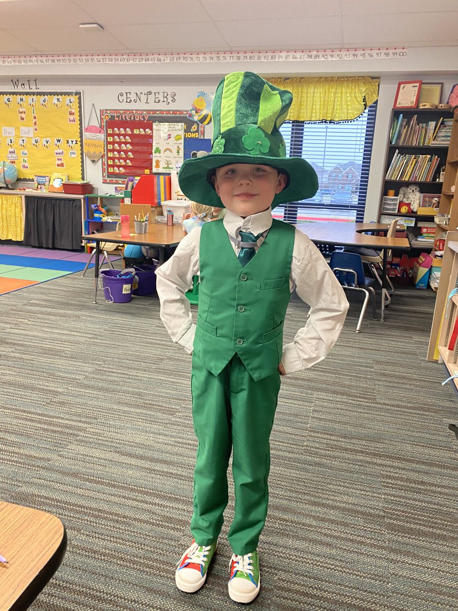 Top O’ the mornin to Ya! How lucky am I?!?! I to get to spend every day with little leprechauns!! #ilovekindergarten ⁦<a href="/gheagles/">Grace Hartman</a>⁩
