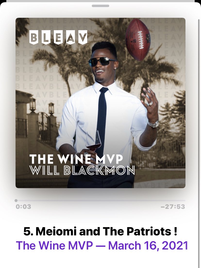 WillBlackmon's tweet photo. Episode 5 is up!!!
@thewinemvpshow 

Listen here: https://t.co/ad1R49asKB https://t.co/6YQE7DH46w