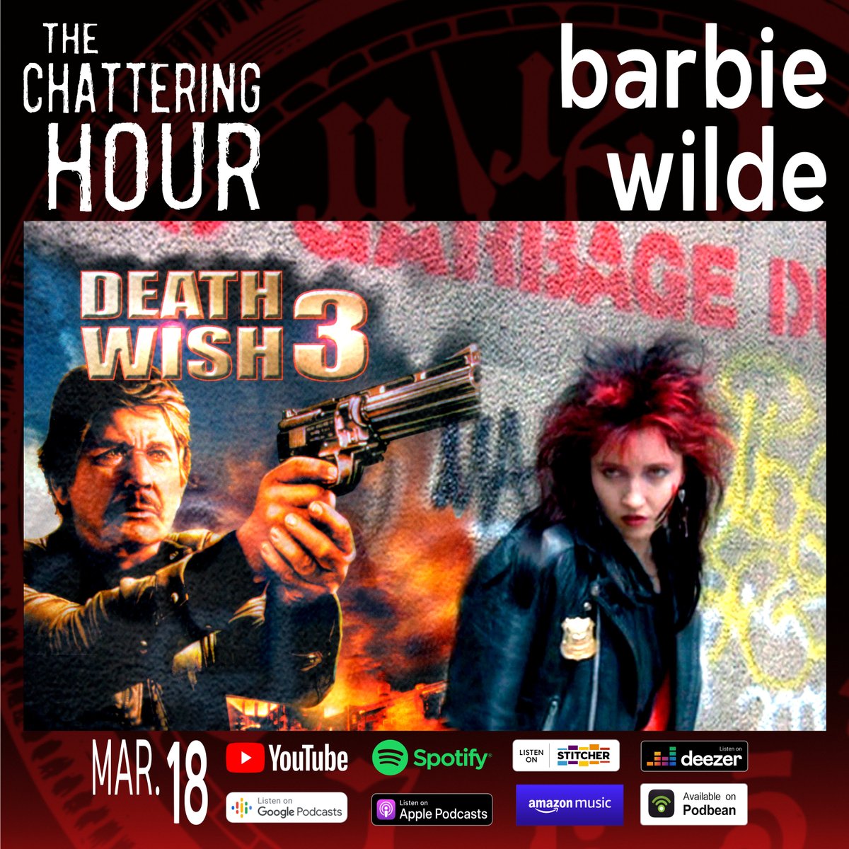 ChatteringHour's tweet photo. TOMORROW on #TheChatteringHour, #NicholasVince chats w/ #BarbieWilde in a thrilling interview about her career 👉  SUBSCRIBE here: https://t.co/ntRPT5fHhT 👈 #barbiewilde #hellraiserII #hellboundheart #femalecenobite #cenobite #clivebarker #author #blueeyes #thevenuscomplex https://t.co/RjZshtIKQW