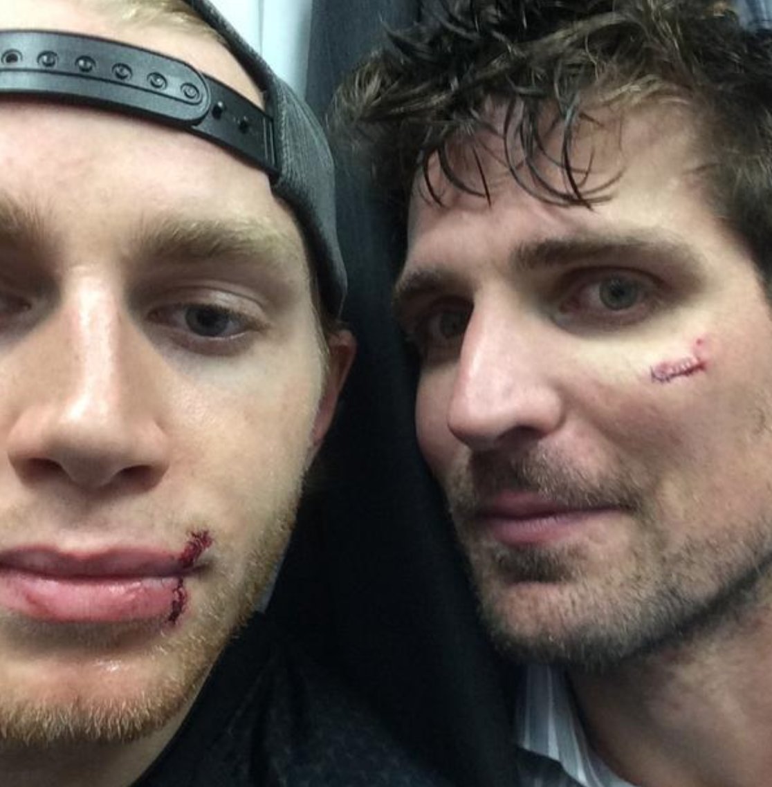 NHLBlackhawks's tweet photo. @NHLonNBCSports We could literally–and we cannot stress this enough–do this all day
#ThePatricks™️ https://t.co/G2U5TG0JyY