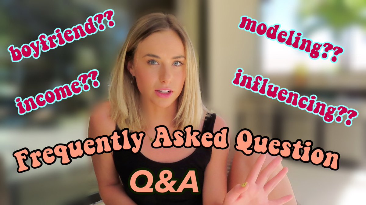 Q&amp;A | influencing, modeling, brand partnerships, boyfriend, and more youtu.be/EuuLwcJBtnE via <a href="/YouTube/">YouTube</a>
