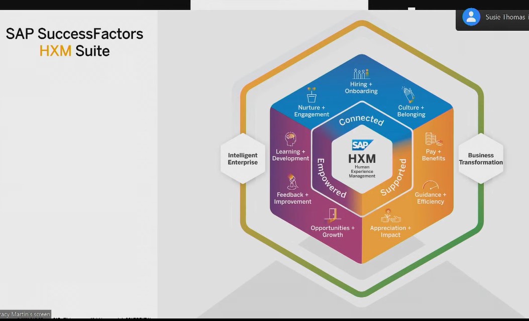 Here's a live session at <a href="/HRTechConf/">HR Tech</a> by <a href="/successfactors/">SAP SuccessFactors</a>. Always interesting to hear about the HXM Employee Experience approach.
Great to see the different leading HR vendors to present their solutions.
#hrtech