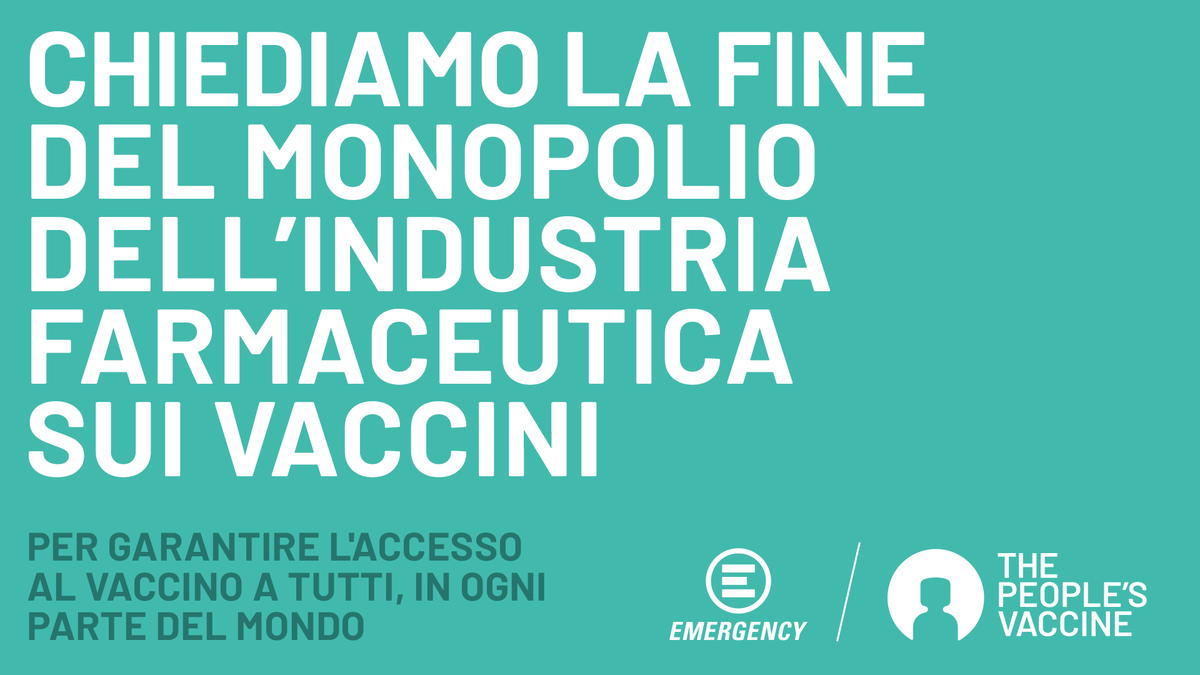emergency_ong's tweet photo. Per le persone, non per il profitto. https://t.co/Sm18PTpWze #PeoplesVaccine #Covid19 #Vaccinipertutti https://t.co/Kren0nRHcK