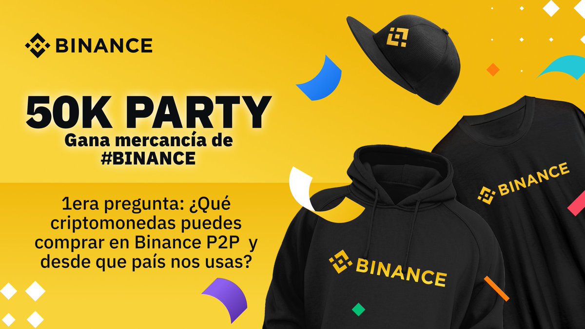 BinanceLATAM's tweet photo. 🚀1ERA OPORTUNIDAD DE GANAR🚀

¿Qué criptomonedas puedes comprar en Binance P2P?
¿Desde qué país nos usas?

🔁HAZ RT
#️⃣ Usa el hashtag #Binance 

¡Suerte! 🚀 https://t.co/HB5aFmLOnN