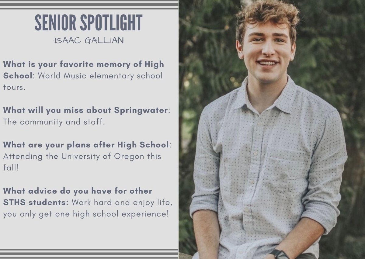 Congratulations Isaac! Its your day to shine! 🌟