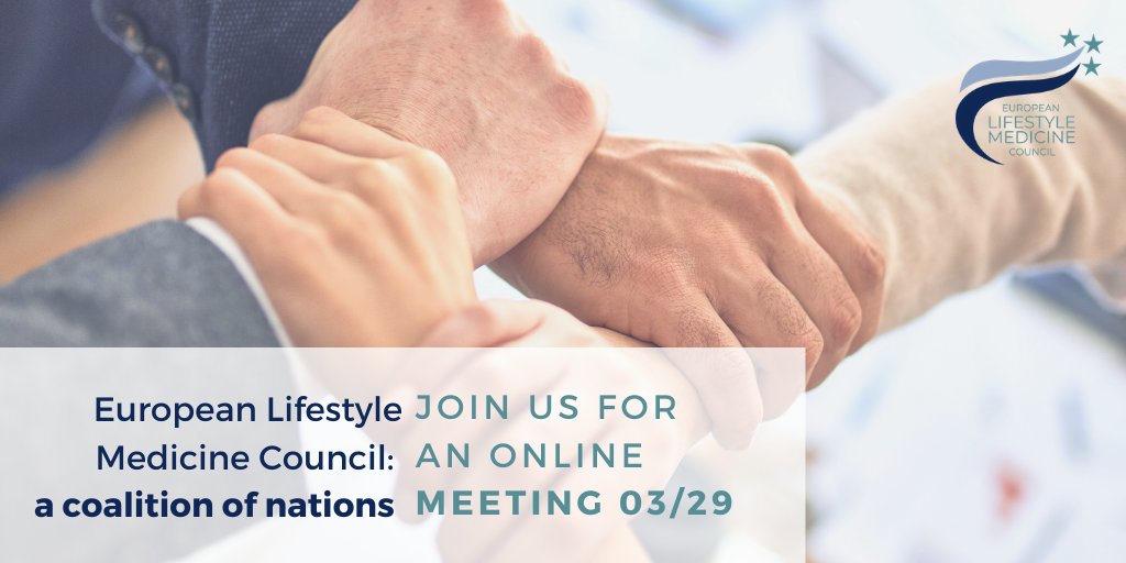 Are you a health professional based in Europe interested in lifestyle medicine?👉Are you considering building lifestyle medicine movement in your country? 

Join our first ELMC open meeting: bit.ly/3eQ4BDa 

<a href="/CoreHealthDrem/">Rob Lawson</a> <a href="/BritSocLM/">British Society of Lifestyle Medicine</a> <a href="/LifeMedGlobal/">Lifestyle Medicine Global Alliance</a> <a href="/alicjabaska/">Alicja Baska</a>
