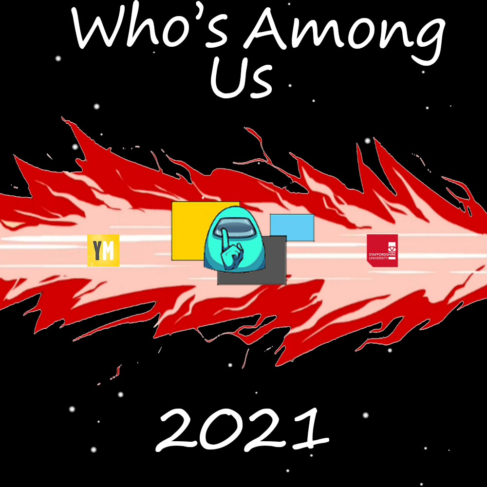 WhosAmongUs's tweet photo. 👀 Keep your eyes Peeled 👀

More news coming 5.30pm , Saturday 20th

#YoungMinds #StaffsUni #AmongUs #Event https://t.co/1XlgNmfTr7