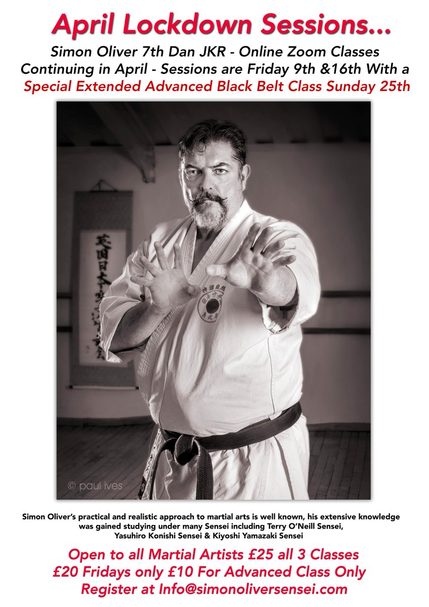 Sensei_Oliver's tweet photo. By popular demand were continuing lockdown sessions in April if you'd like to join us.. #karate #martialarts #shindojinenryu #selfprotection #blackbelt https://t.co/fKcNswNGuc